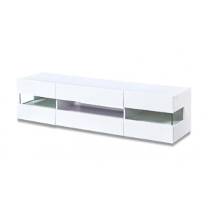 Concorde LED TV Unit White High Gloss 4 Compartments