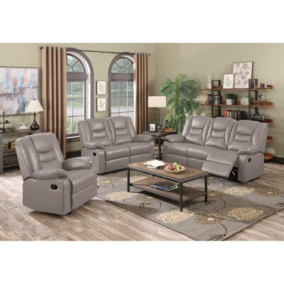 Kirk Recliner LeatherGel & PU 1 Seater Cappuccino