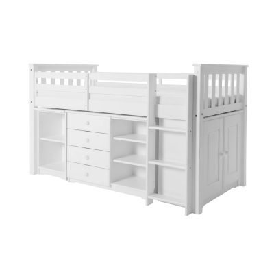 Porto Midi Sleeper White Wash Closed White