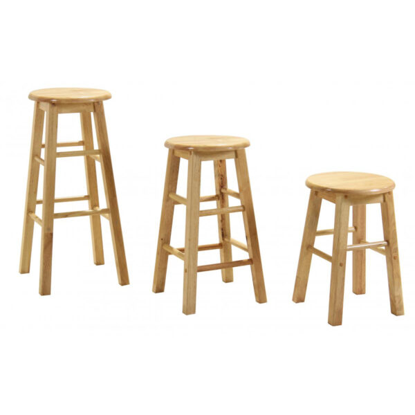 Bar Stool 24 Non Swivel (Sold in Pairs)"