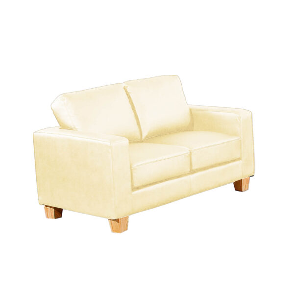 Chesterfield 2 Seater Sofa PU Cream